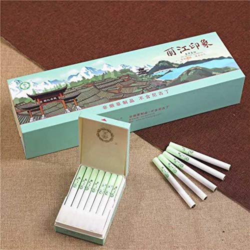 yunnan chinese herbal cigarettes Yunnan Chinese Herbal Cigarettes, Green Tea Menthol Cigarettes,  Smoke-Free-Nicotine-Free, Can Replace Cigarettes-Cigarettes That Can Clean  The Lungs (1 Pack, Blue Hibiscus (Ice Lemon Flavor)) price in Saudi Arabia