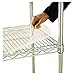 Alera ALE Shelf Liners For Wire Shelving, Clear Plastic, 48w x 18d (Pack of 4)