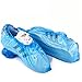 100 Pcs Blue Plastic Shoe Covers Disposable