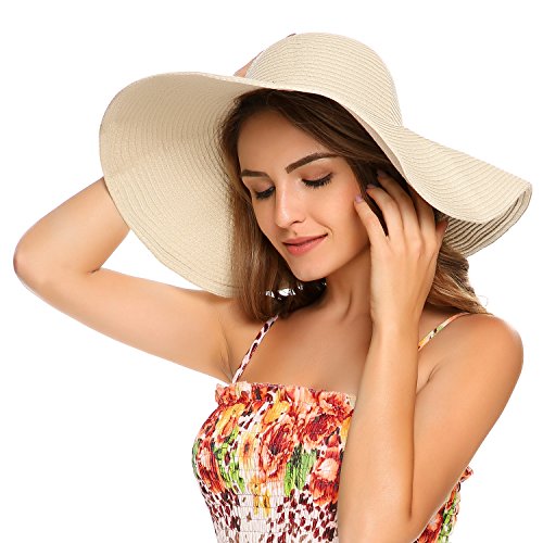 Zeagoo women foldable floppy wide large brim sun hats d…