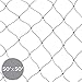Best Choice Products 50x50ft Multi-Filament Protective Mesh Bird Netting for Birds, Poultry, Games, and Pens - Black