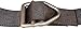 Bison Designs 38mm wide Light Duty Belt with Gunmetal Buckle (Graphite, 38-Inch Maximum Waist/Medium)