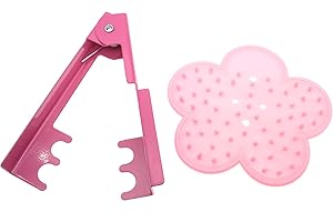 OZXNO 1 Set Rose Stem Leaf Thorn Stripper Stripping Tool Thorn Remove (Pink)