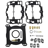 iFJF Carburetor Rebuild Kit for Edelbrock 1400 1404 1405 1406 1407 1409 1411 1477 fit Automotive 500 600 650 700 750 & 800 CFM Weber Marine Carburetor Mercruiser kit # 809064 Carter 9000 Series 4 BBL