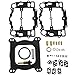 iFJF Carburetor Rebuild Kit for Edelbrock 1400 1404 1405 1406 1407 1409 1411 1477 fit Automotive 500 600 650 700 750 & 800 CFM Weber Marine Carburetor Mercruiser kit # 809064 Carter 9000 Series 4 BBL