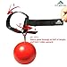 FITactic 3 Inches Rock Climbing Solid Training Cannonball Bomb Power Pull Up Ball Hold Grips for Straps for Finger, Forearm, Biceps, Back Muscles, Sports, Race (2 Balls, Black 3