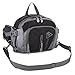 CRAZY ANTS Multifunctional Waterproof Waist Pack with Water Bottle Holder Sports Waist Bag Backpack for Running Hiking Cycling Climbing Camping Travel,Black