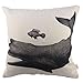 HOSL Square Throw Pillow Case Decorative Cushion Cover Pillowcase for Sofa Whale and Fish Friend 18 
