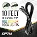 OPT7 10 Ft Extension Wire Only for Aura RGB LED Rock Lights - Does Not Connect to Single Color Pods and Quantum RGBW Rock Light Pods