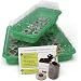 Seed Starting Kit - Complete Supplies - 3 Mini Sturdy Greenhouse Trays with Dome fits on Windowsill, Fiber Soil Pods, Instructions. Indoor/Outdoor Gardening. Grow Herbs, Flowers and Vegetables. primary