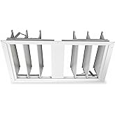 Dayton 36" Whole House Fan Economy Ceiling Truss Shutter/Ceiling Shutter, 35-3/4" x 34" Opening Required