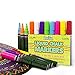 Chalk Markers for Chalkboard by PAVLIN – Reversible Tip (6mm Ball or Chisel tip) Set of 8 Colored Erasable Chalkboard Pens – for Classroom, Bistros, Cafes – Non-Toxic & Dust-Free Chalk Ink Markers
