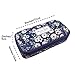 Twinkle Club Big Capacity Pencil Pen Case Bag Pouch Holder for Middle High School College Office Girl Storage Cyan