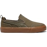 PUMA Mens Court Classic Vulcanized Slip On Sneakers Shoes Casual - Green