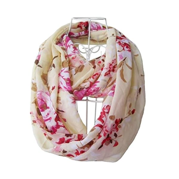 Tapp CollectionsTM Premium Soft Multicolor Sheer Infinity Scarf