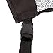Tfwadmx Universal Pet Travel Barrier Dog Car Barrier with Adjustable Straps Fits All Vehicles, Black
