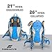 FREEMOVE Trekking Poles Collapsible, Lightweight Ultra Strong Aluminum 7075 Sticks for Hiking and Walking with Cork Grips, Quick Locks, Fully Equiped Accessories Gear for Men and Women