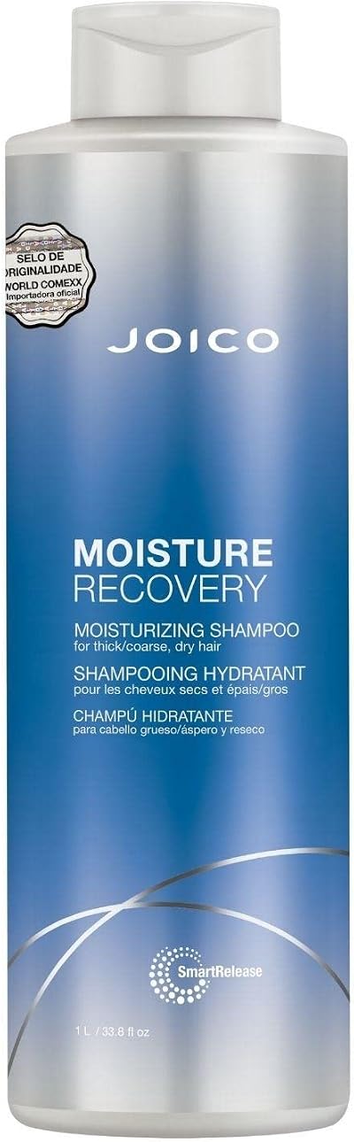 Joico Moisture Recovery Shampoo 1000ml Dry Damaged Hair Hydration Salon Size