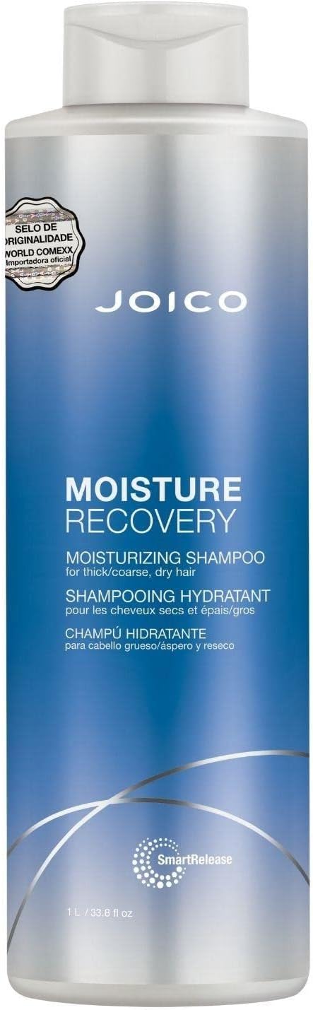 Joico Moisture Recovery Shampoo 1000ml Dry Damaged Hair Hydration Salon Size