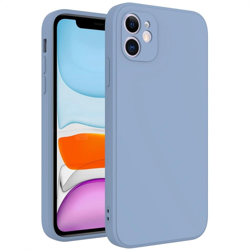 ULXITEYU Soft TPU Slim Case for iPhone 11, Lightweight, Snug Fit, Drop-Resistant, Shock-Absorbent, Scratch-Resistant, Grass Gray