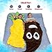 Silver Lilly Emoji Fleece Blanket - Novelty Plush Sleeping Bag Throw Blanket for Kids