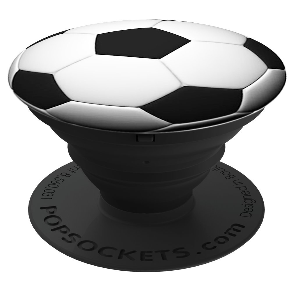 PopSockets Soporte telescópico para Smartphones y tabletas Estilo Soccer Ball