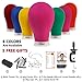 LIYATE 24 Inch Wig Mannequin, Canvas Block Head for Wigs Making & Display, Stand with Wig Caps, Mount Hole, Rosy Head