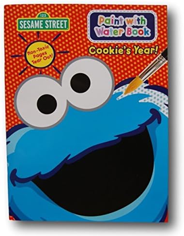 Rovio Books Sesame Street ''Cookie's Year!'' Paint with Water Book - 8'' x 10.5''