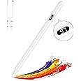 MoKo Stylus Pens for Touch Screens, Fast Charge Stylus Pen for Apple iPad/iPhone/Samsung/Lenovo/iOS/Android Tablets&Smart Phone Universal Stylus Capacitive Screen Pencil with Power Display, White