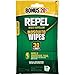 Repel 94100 Sportsmen 30-Percent Deet Mosquito Repellent Wipes, 2 Packs of 20 Count - 40 Total!
