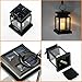 Solar Lanterns Outdoor Hanging, GVSHINE Solar Powered Led Umbrella Lights, Partable Vintage Waterproof Candle Light with Clip Used for Camping Yard Garden Lawn Patio Pathway Lighting & Decoration