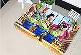Toy Story Three eyed Monster Carpet Non-slip Rug in Bedroom/livingroom Rectangular Door Mat