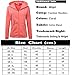 Mrignt Women's Fleece Sport Sweatshirt Outside Hooded(Coral,US M)