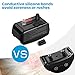 JISO Bark Collar, Shock/Non-Shock Bark Collar [2019 Trending] with Two Reflective Nylon Straps Anti-Barking Collar for Dog Training Small/Medium/Large Dogsthumb 3