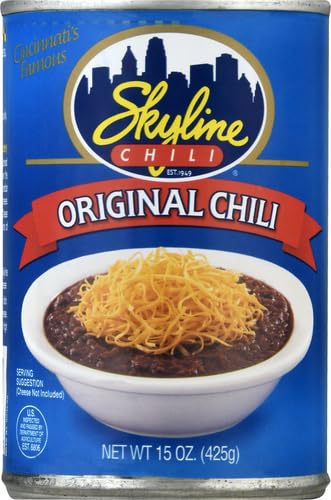 SKYLINE CHILI ORIGINAL CHILI, 15 OZ