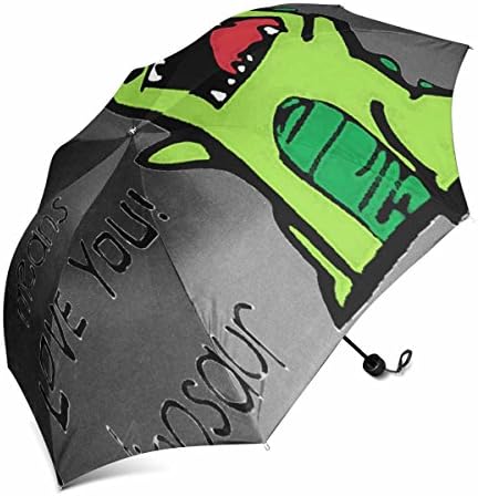 huaxingkeji Art Compact Travel Foldable Umbrella Windproof Protection Sun Rain Umbrella