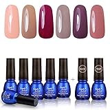 Perfect Summer Gel Nail Polish - Soak Off UV/LED Gel Polish Kit,Base Coat and Top Coat Set, 8ml Each #11