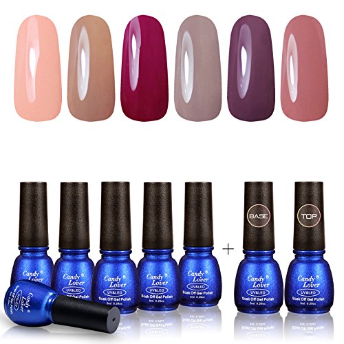 Perfect Summer Gel Nail Polish - Soak Off UV/LED Gel Polish Kit,Base Coat and Top Coat Set, 8ml Each #11 Perfect Summer Gel Nail Polish - Soak Off UV/LED Gel Polish Kit,Base Coat and Top Coat Set, 8ml Each #11