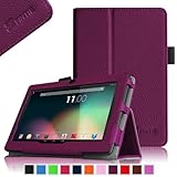 Fintie Premium PU Leather Case Cover for 7 Inch Tablet inclu. NeuTab N7 Pro / NeuTab N7S Pro 7, iRULU eXpro X1 7, Alldaymall A88X 7, Chromo Inc 7, Dragon Touch Y88X 7, NPOLE Tablet 7, Purple