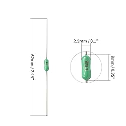 Heyiarbeit 50Pcs Pico Fuse 125V 1.5A Fast Blow Fuse