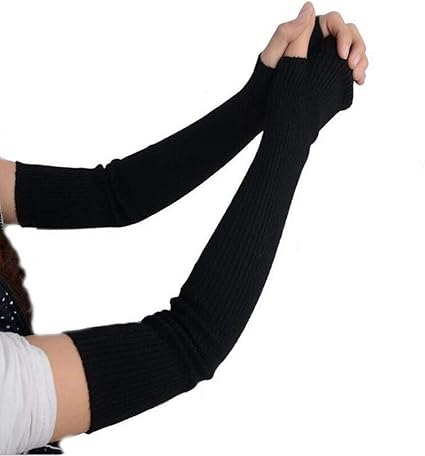 Mitaine longue noire Clearance