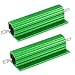 uxcell 100W 10 Ohm Screw Tap Mounted Aluminum Housed Wirewound Resistors 2 Pcs