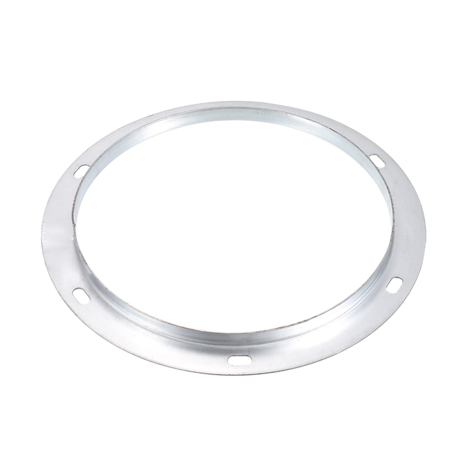PATIKIL 10" Duct Connector Flange, Metal Straight Pipe Exhaust Flange Duct Mounting Plate for Heating Cooling Ventilation HVAC System, Galvanized Steel
