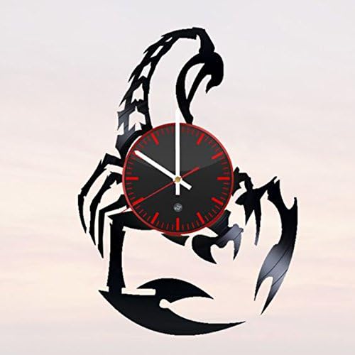 Scorpions Logo Vinyl Record Wall Clock - Decorate your kitchen with Modern Art - Best modern gift for girls or boys