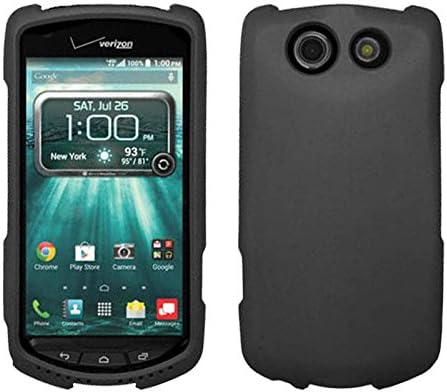 Eagle Cell Rubber Cover for Kyocera Brigadier E6782 - Retail Packaging - Black