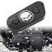 Frenshion Compatible for Motorcycle CNC Chain Inspection Cover Guard Chrome Skull Protect For Harley Davidson Sportster XL 883 1200 2014 2015 2016 Black