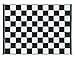 Camco Large Reversible Outdoor Patio Mat - Easy to Clean, Perfect for Picnics, Cookouts, Camping, and The Beach (9' x 12', B/W Checkered Design) (42827)