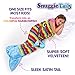 Snuggie Tails Rainbow Fish Comfy, Cozy, Super Soft, Warm, All Season, Wearable Blanket for Kids, As Seen on TV
