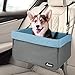 JESPET & GOOPAWS Dog Booster Seats for Cars, Portable Dog Car Seat Travel Carrier with Seat Belt for 24lbs Pets