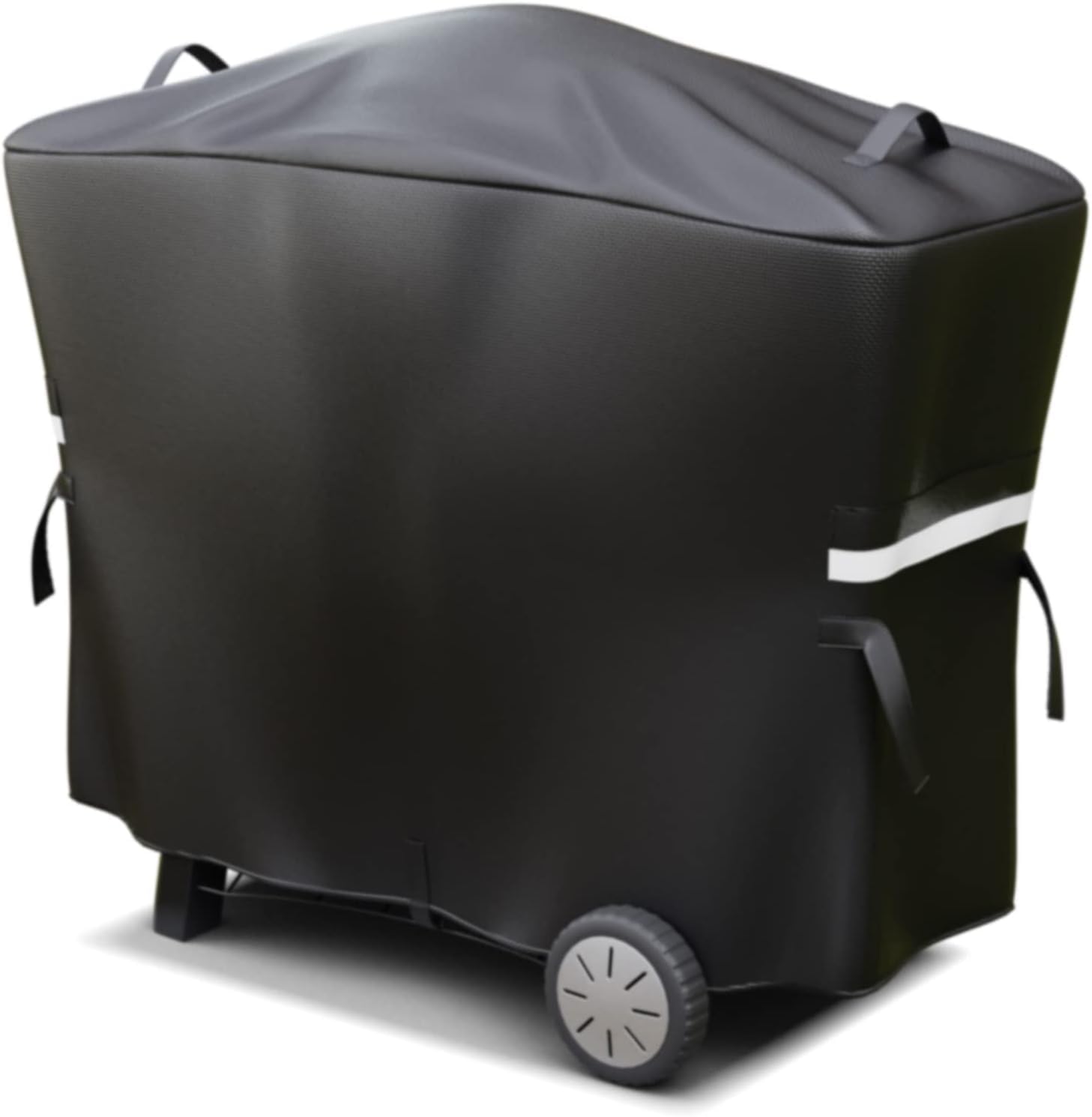 Denmay 7112 Grill Cover for Weber Q2000 Q2200 Q2400 Q300 Q3000 Q3200 Series Grills, 145CM 600D Waterproof and UV Resistant
